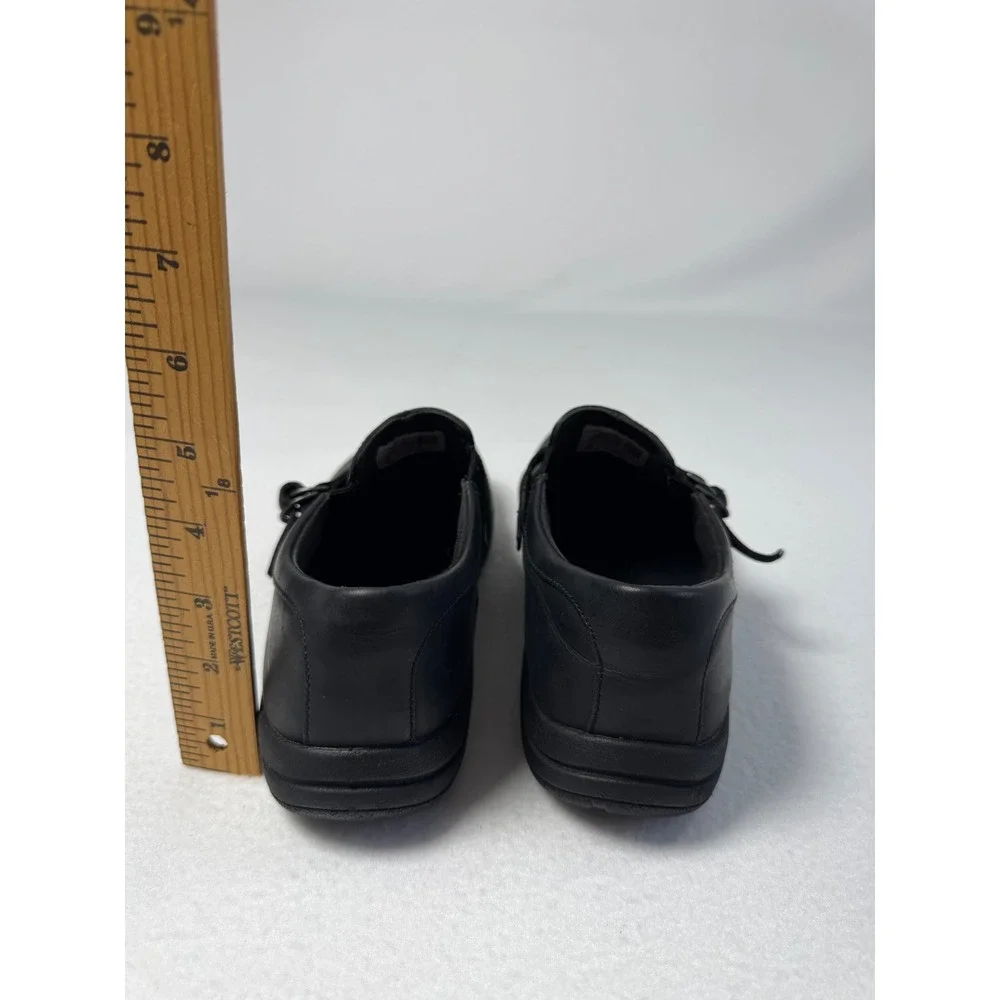 Comfort Merrell Womens 8.5 Loafers Black Leather Monk Strap Shoes J31330 Slip On